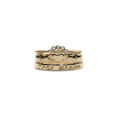 Gold Half moon ring